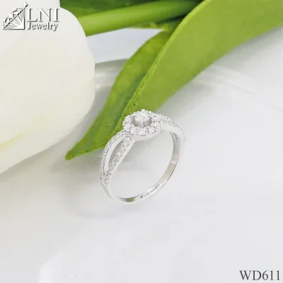 WD611 แหวนเพชรล้อม WD611 แหวนเพชรล้อม