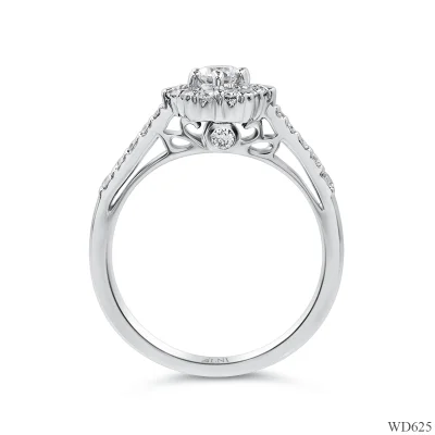 WD625 แหวนเพชรล้อม