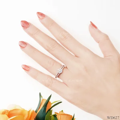 รูปมือ WD627 แหวนเพชรล้อม รูปมือ WD627 แหวนเพชรล้อม