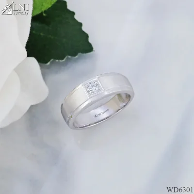 WD6301 แหวนเพชรเม็ดเดียว แรขนแมว WD6301 แหวนเพชรเม็ดเดียว แรขนแมว