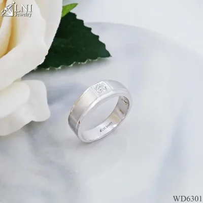 WD6301 แหวนเพชรเม็ดเดียว แรขนแมว WD6301 แหวนเพชรเม็ดเดียว แรขนแมว