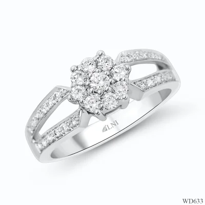 WD633 แหวนเพชรล้อม