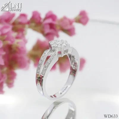 WD633 แหวนเพชรล้อม WD633 แหวนเพชรล้อม