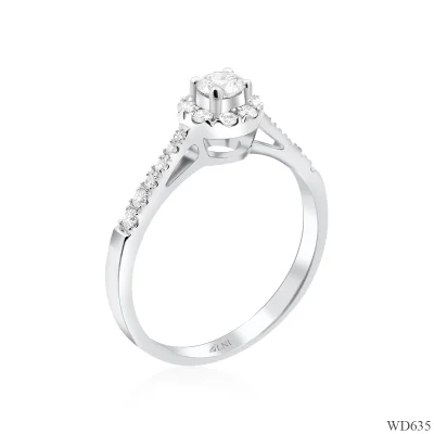 WD635 แหวนเพชรล้อม WD635 แหวนเพชรล้อม