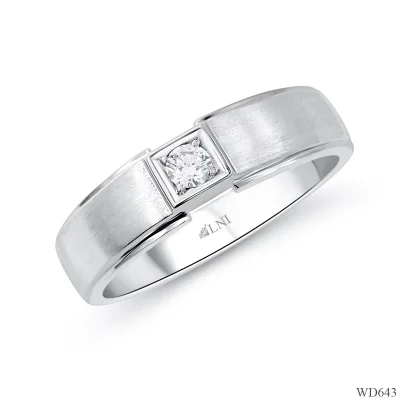 WD643 แหวนเพชรเม็ดเดียว แรขนแมว