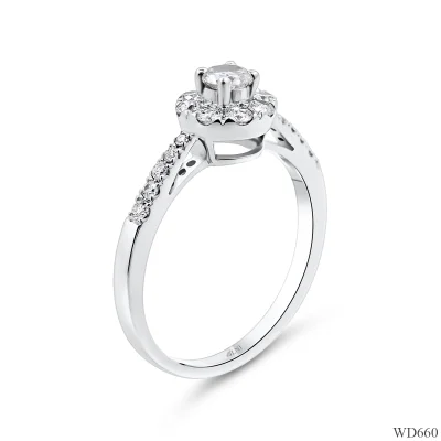 WD660 แหวนเพชรล้อม WD660 แหวนเพชรล้อม