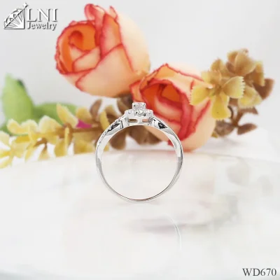 WD670 แหวนเพชรกระจุก WD670 แหวนเพชรกระจุก