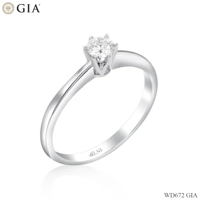 WD672 แหวนเพชร GIA