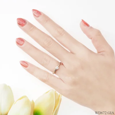 รูปมือ WD672 แหวนเพชร GIA รูปมือ WD672 แหวนเพชร GIA