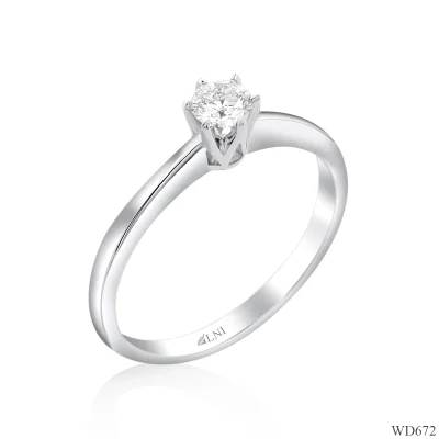 WD672 แหวนเพชรเม็ดเดียว WD672 แหวนเพชรเม็ดเดียว