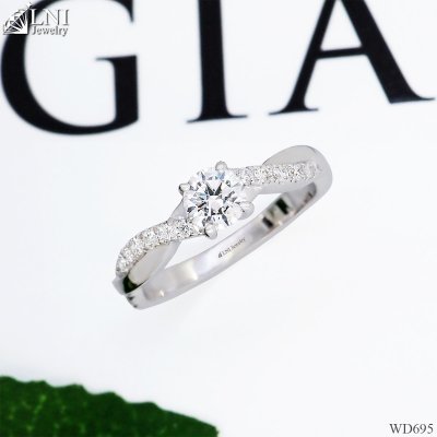 WD695 แหวนเพชร GIA