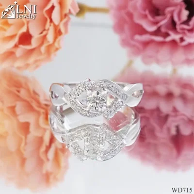 WD715 แหวนเพชรล้อม WD715 แหวนเพชรล้อม