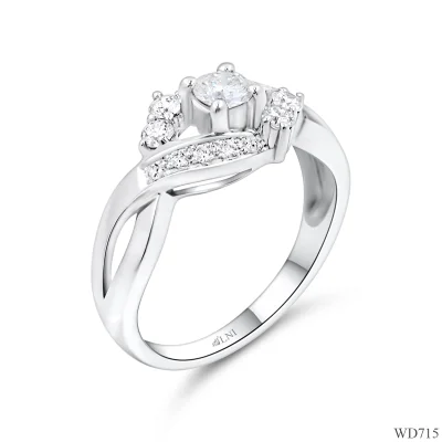 WD715 แหวนเพชรล้อม WD715 แหวนเพชรล้อม
