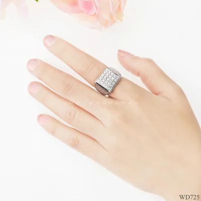 รูปมือ WD725 แหวนเพชรแถว รูปมือ WD725 แหวนเพชรแถว
