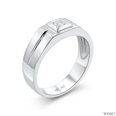 WD807 แหวนเพชรเม็ดเดียว แรขนแมว WD807 แหวนเพชรเม็ดเดียว แรขนแมว