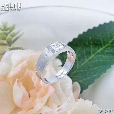 WD807 แหวนเพชรเม็ดเดียว แรขนแมว WD807 แหวนเพชรเม็ดเดียว แรขนแมว