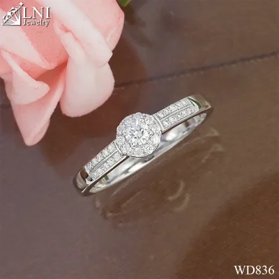 WD836 แหวนเพชรล้อม WD836 แหวนเพชรล้อม