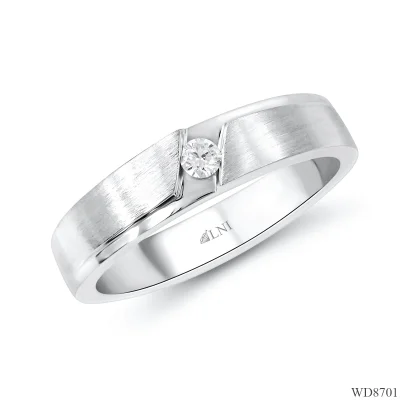 WD8701 แหวนเพชรเม็ดเดียว แรขนแมว