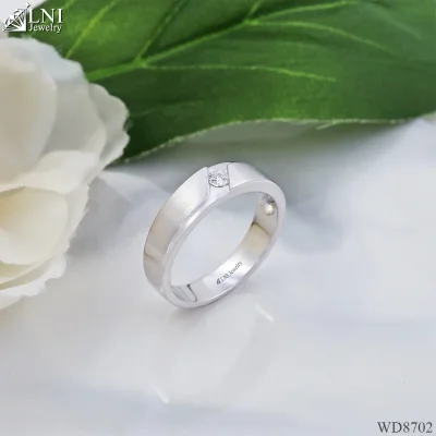 WD8702 แหวนเพชรเม็ดเดียว แรขนแมว WD8702 แหวนเพชรเม็ดเดียว แรขนแมว