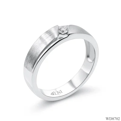 ND8702 แหวนเพชรเม็ดเดียว แรขนแมว