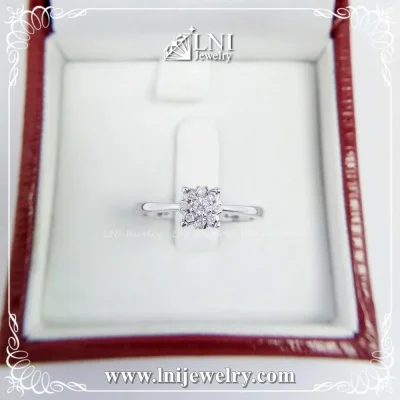 WD873 แหวนเพชรกระจุก WD873 แหวนเพชรกระจุก