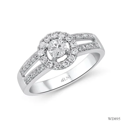 WD895 แหวนเพชรล้อม WD895 แหวนเพชรล้อม