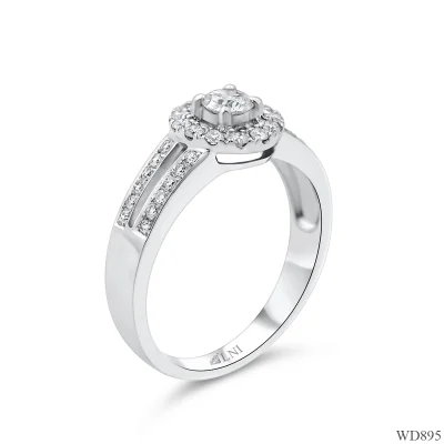 WD895 แหวนเพชรล้อม WD895 แหวนเพชรล้อม