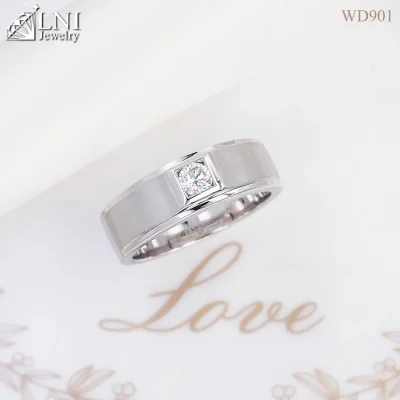 WD901 แหวนเพชรเม็ดเดียว แรขนแมว WD901 แหวนเพชรเม็ดเดียว แรขนแมว