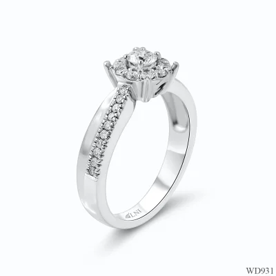 WD931 แหวนเพชรล้อม