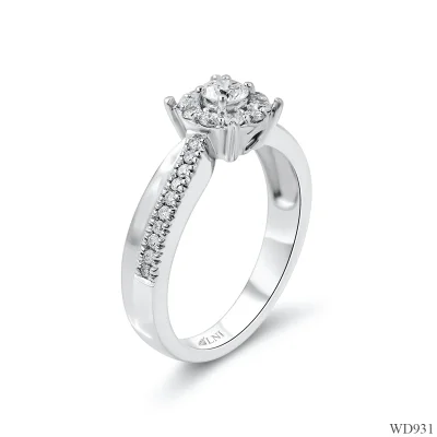 WD931 แหวนเพชรล้อม