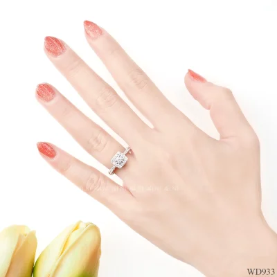 รูปมือ WD933 แหวนเพชร GIA 3 มิติ รูปมือ WD933 แหวนเพชร GIA 3 มิติ