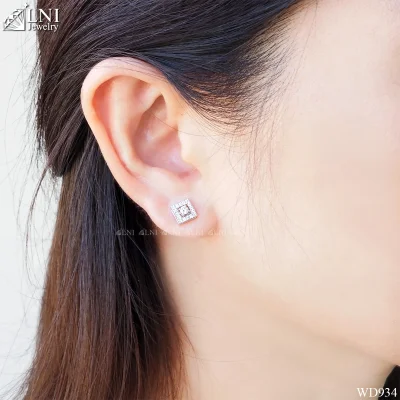 WD934 ต่างหูเพชร WD934 ต่างหูเพชร