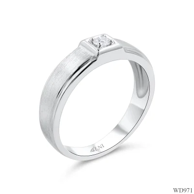 WD971 แหวนเพชรเม็ดเดียว แรขนแมว WD971 แหวนเพชรเม็ดเดียว แรขนแมว