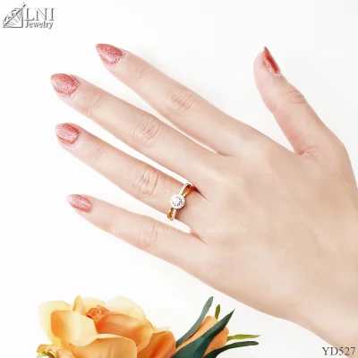 รูปมือ YD527 แหวนเพชรล้อม รูปมือ YD527 แหวนเพชรล้อม