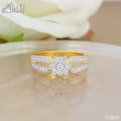 YD633 แหวนเพชรล้อม YD633 แหวนเพชรล้อม