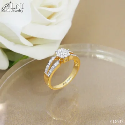 YD633 แหวนเพชรล้อม YD633 แหวนเพชรล้อม