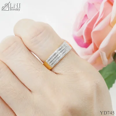 รูปมือ YD745 แหวนเพชรแถว 16x4 แถว รูปมือ YD745 แหวนเพชรแถว 16x4 แถว