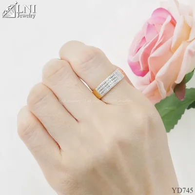 รูปมือ YD745 แหวนเพชรแถว 16x4 แถว รูปมือ YD745 แหวนเพชรแถว 16x4 แถว