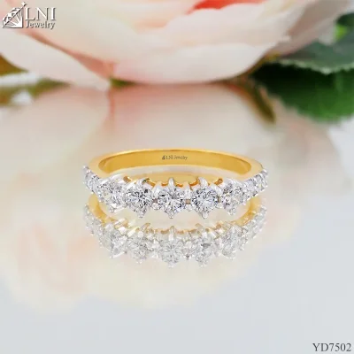 YD7502 แหวนเพชรแถว YD7502 แหวนเพชรแถว