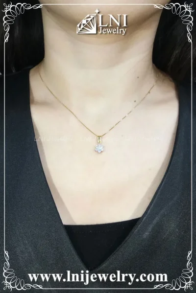 YD7750 จี้เพชรดอกพิกุล YD7750 จี้เพชรดอกพิกุล