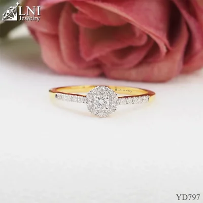 YD797 แหวนเพชรล้อม YD797 แหวนเพชรล้อม