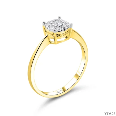 YD823 แหวนเพชรกระจุก YD823 แหวนเพชรกระจุก