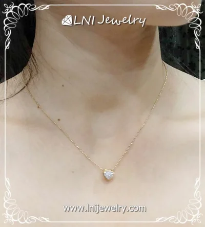 YD844 จี้เพชรรูปหัวใจ YD844 จี้เพชรรูปหัวใจ