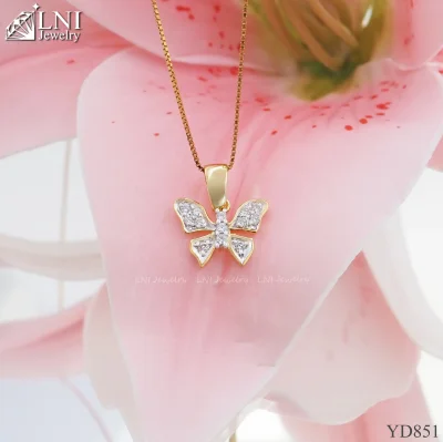 YD851 จี้เพชรรูปผีเสื้อ YD851 จี้เพชรรูปผีเสื้อ