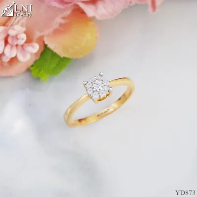 YD873 แหวนเพชรกระจุก YD873 แหวนเพชรกระจุก