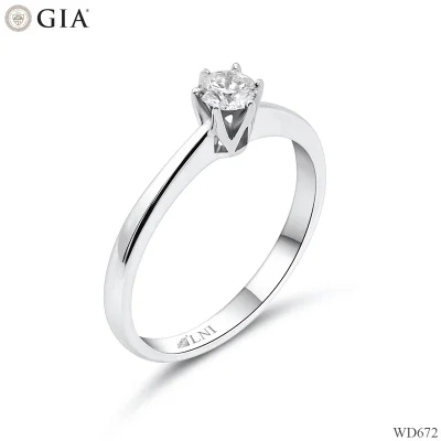 WD6718 แหวนเพชร GIA