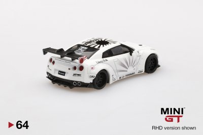 (Chase) LB★WORKS Nissan GT-R (R35) Type 1 , Rear Wing ver 1+2 White