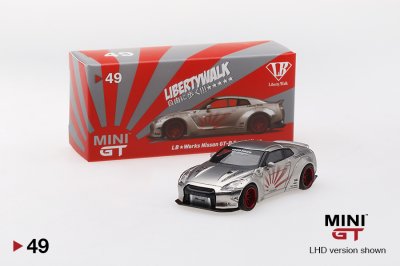 (Chase) LB★WORKS Nissan GT-R (R35) Satin Silver