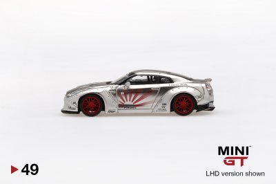 (Chase) LB★WORKS Nissan GT-R (R35) Satin Silver