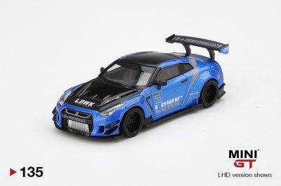 LB WORKS Nissan GT-R (R35) Blue, LB Work Livery 2.0